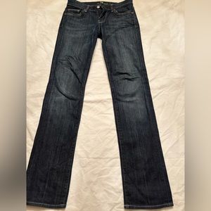 7 for all man kind Straight Leg Low Rise Jeans